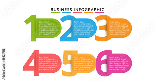 Business Infographic design with icons and 4 options or steps and scratch effect. infographics for business concept.