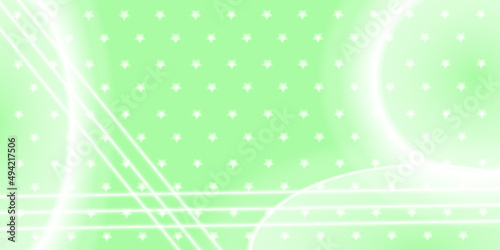 Abstract soft green and white background with star