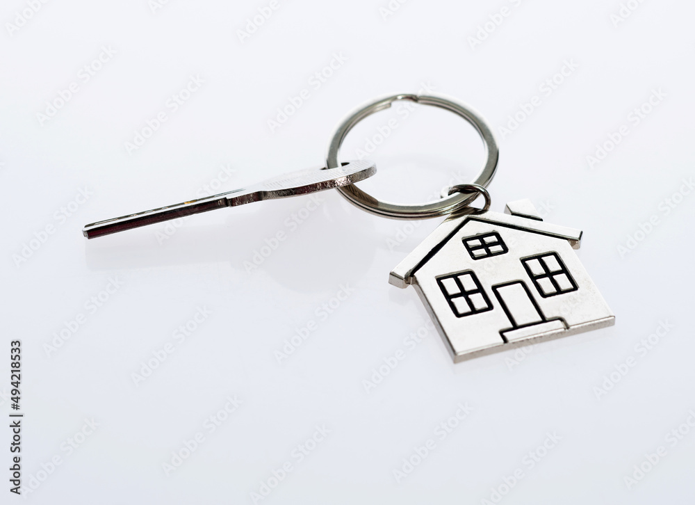 Set of house key isolated on white background Set of house key isolated on white background
