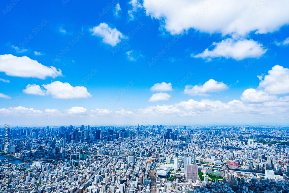 東京 都心部空撮写真