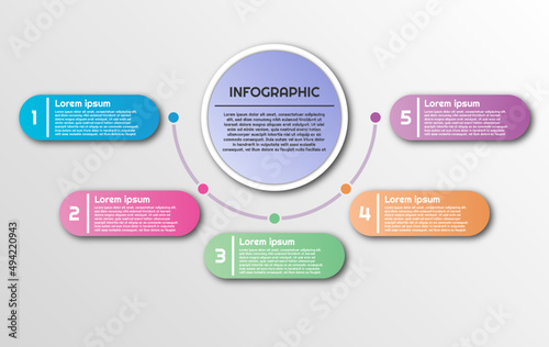 Professional steps infographic