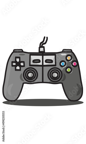 Video game ps4 controller/gamepad flat icons