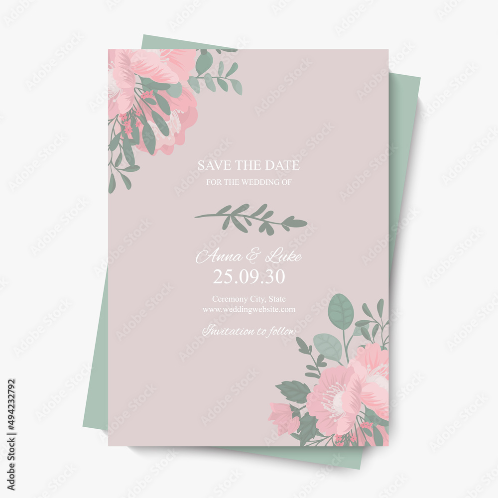 Obraz premium Abstract background. Modern design template in minimal style. Stylish cover for beauty presentation, branding design. Vector illustration