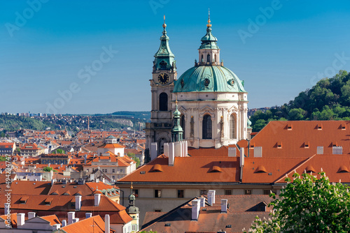 Wallpaper Mural The Church of Saint Nicholas (Mala Strana). Baroque church in the Lesser Town of Prague. Czech Republic Torontodigital.ca