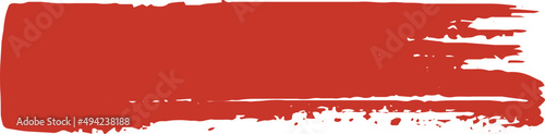 Abstract Red Paint Brush