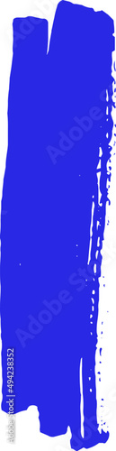Abstract Blue Paint Brush