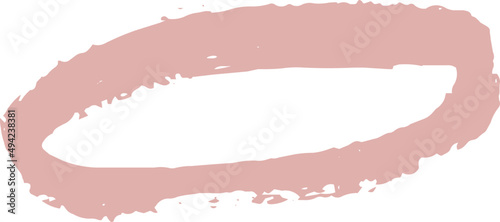 Abstract Pink Circle Paint Brush