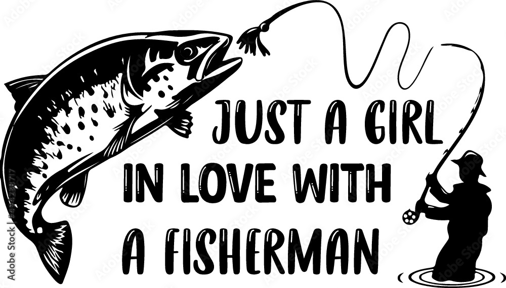 Fish Svg design fishing, fish, fishing lover, fisherman, vector file