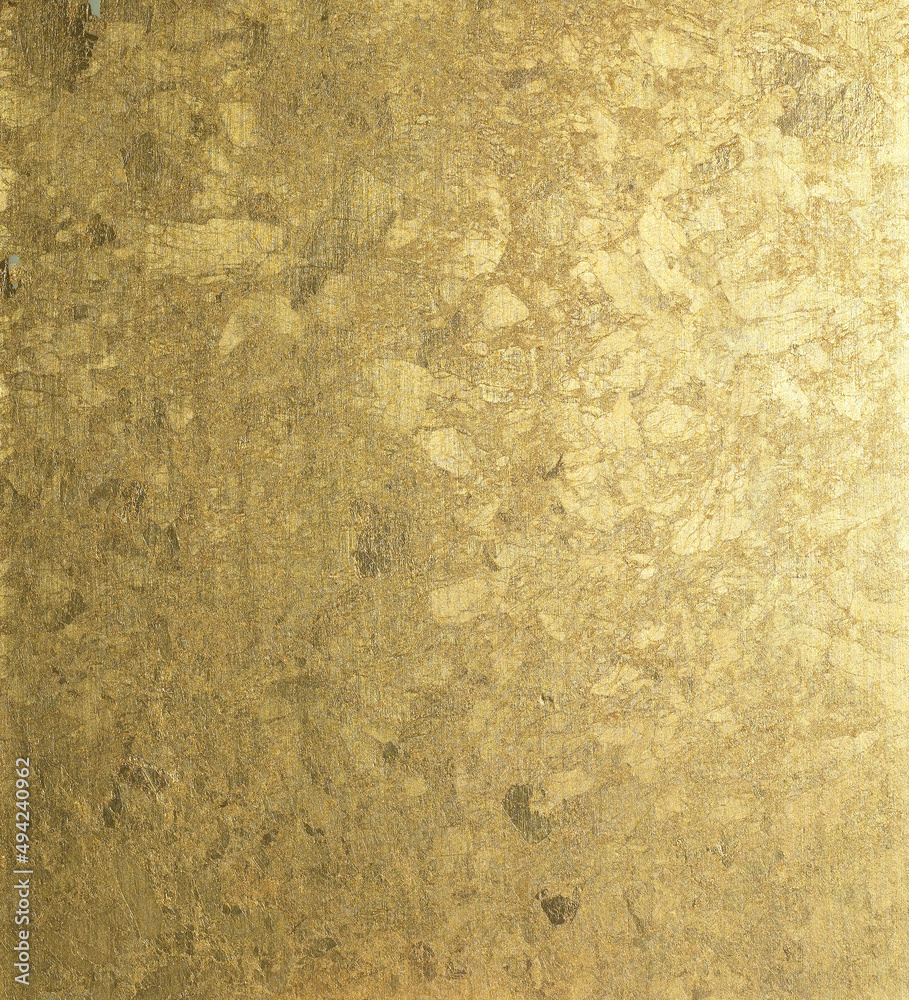 Texture of a gold leaf table Texture of a gold leaf table