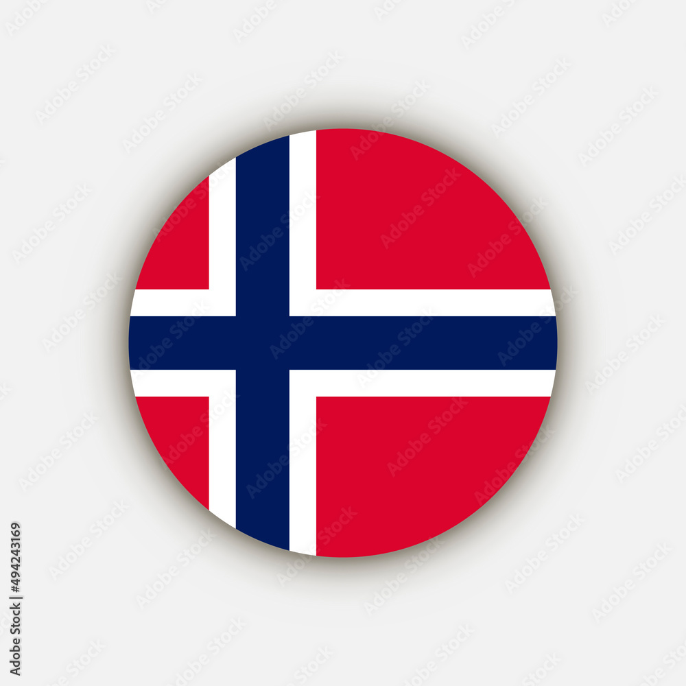 Country Norway. Norway flag. Vector illustration. Country Norway. Norway flag. Vector illustration.