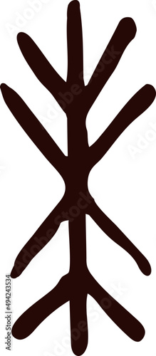 Abstract Ethnic Decorative Element