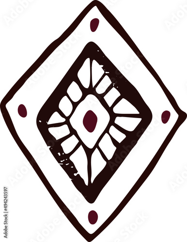 Abstract Ethnic Tribal Decorative Element