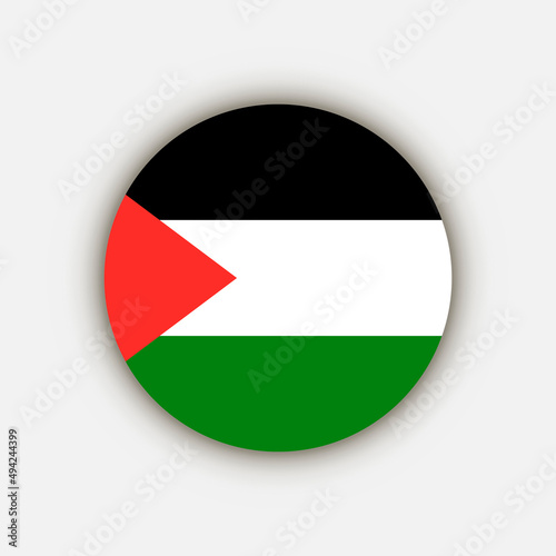 Free Download Country Palestine. Palestine flag. Vector illustration. - GFXLoad