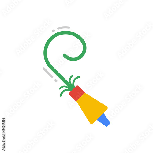 Party blower, Vector, Illustration, Icon.