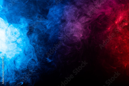 Black background with smoke colours