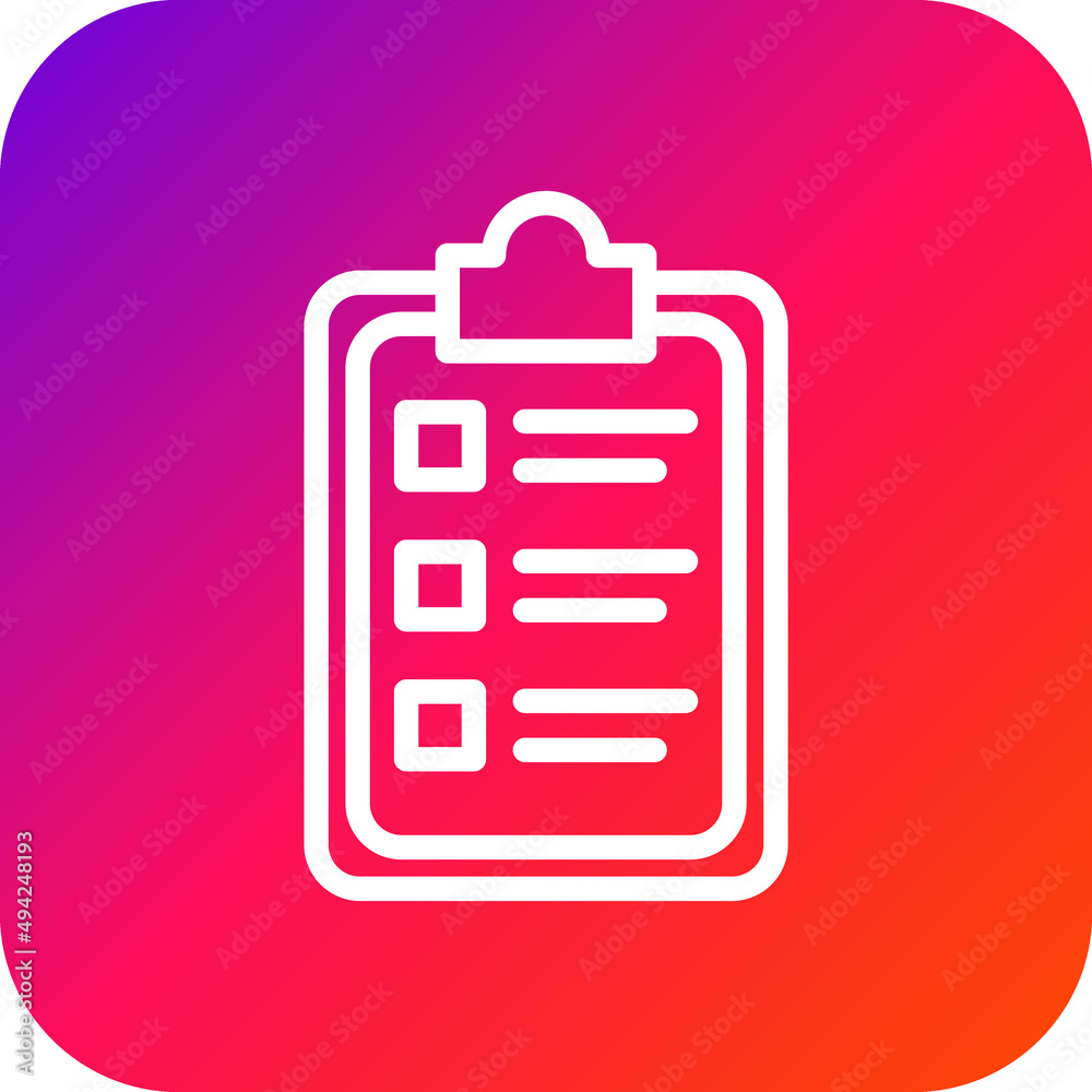Clipboard Vector Icon Design Illustration Clipboard Vector Icon Design Illustration