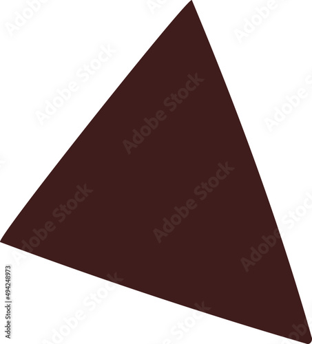 Modern Triangle Geometric Decorative Element