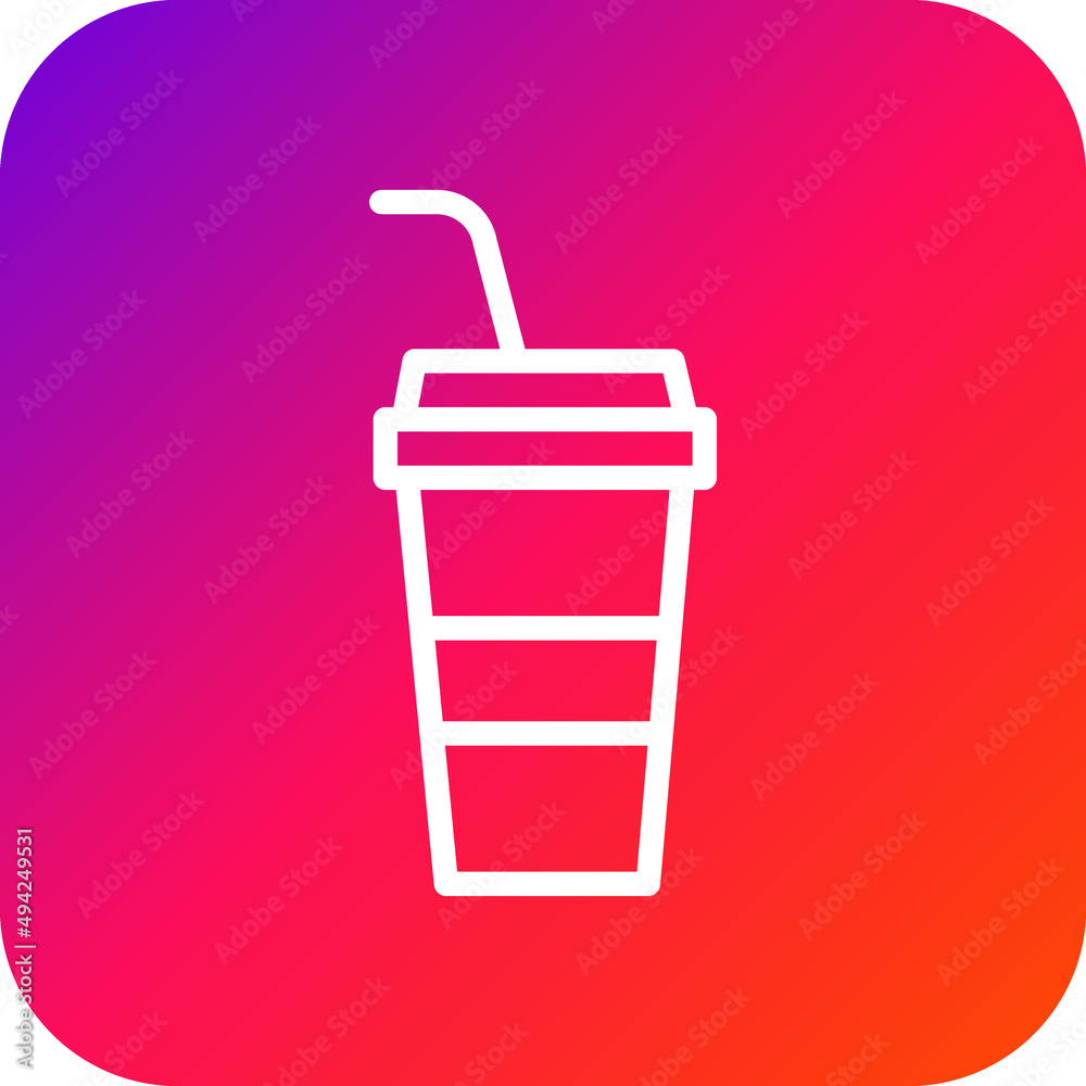 Drink Vector Icon Design Illustration