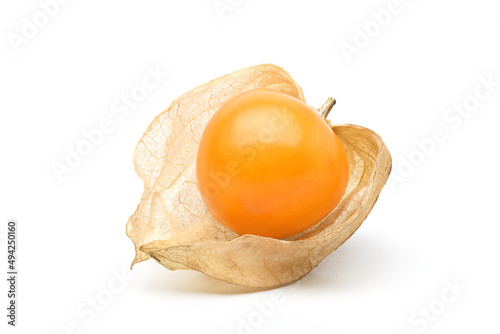 Картината върху платно Cape gooseberry (physalis) fruit isolated on white background.