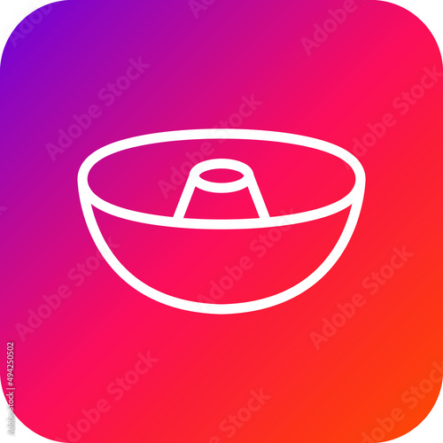 Cake mold Vector Icon Design Illustration