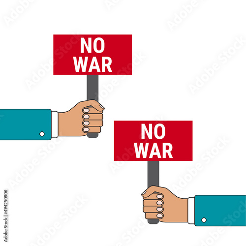 Hand holds poster