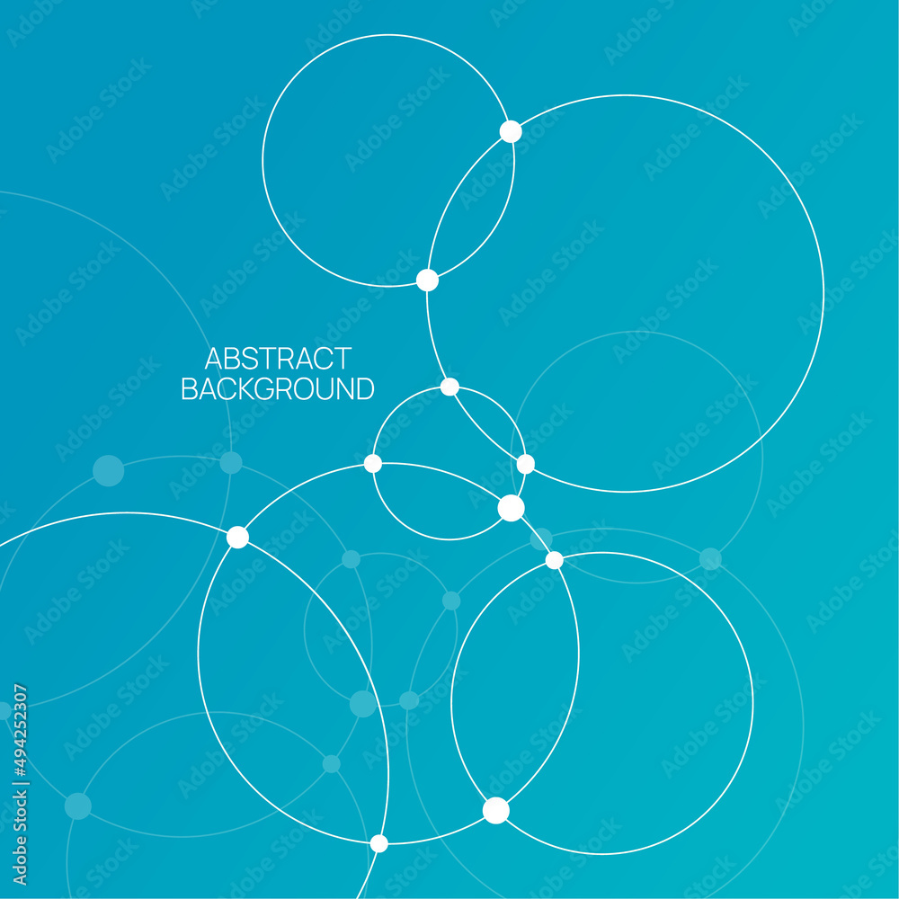 Vector abstract background with circles Vector abstract background with circles