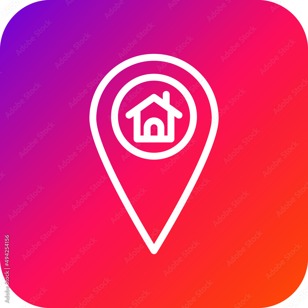 Home Location Vector Icon Design Illustration Home Location Vector Icon Design Illustration