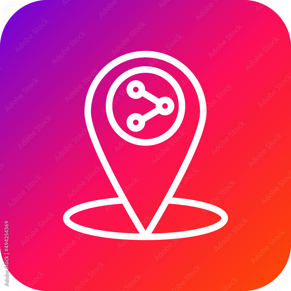 Share location Vector Icon Design Illustration Share location Vector Icon Design Illustration