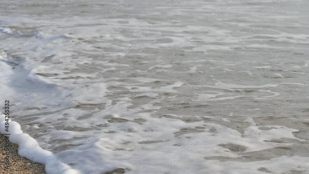 Beach travel. SLOW MOTION Landscapes view of beach sea sand in summer day. Beach travel. SLOW MOTION Landscapes view of beach sea sand in summer day.