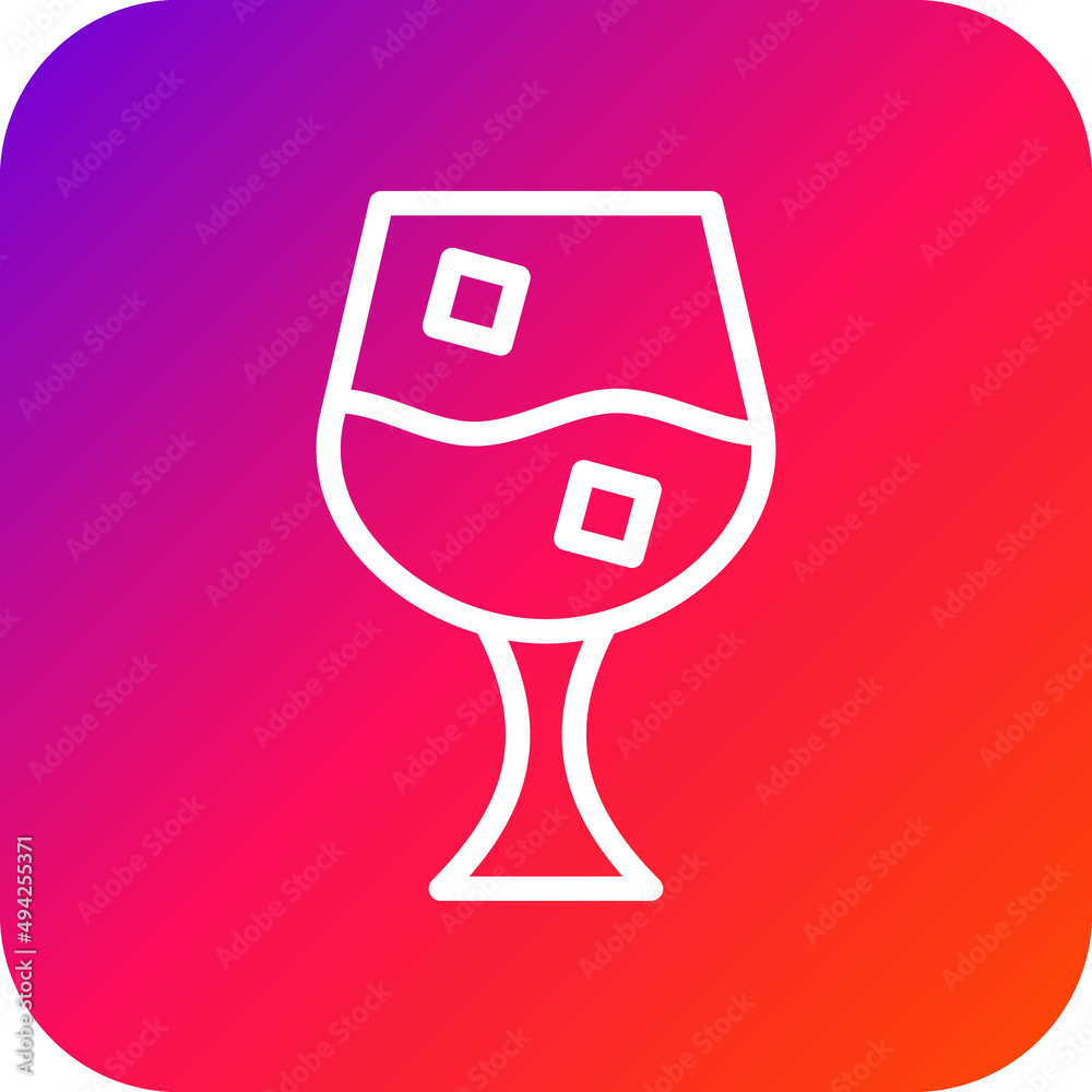 Wine Glass Vector Icon Design Illustration Wine Glass Vector Icon Design Illustration