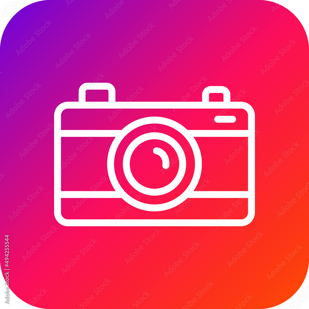 Camera Vector Icon Design Illustration Camera Vector Icon Design Illustration