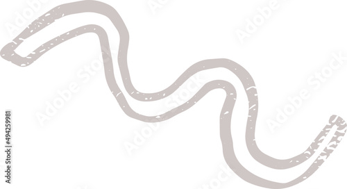 Modern Abstract Doodle Decorative Element