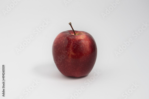 red apple Royal Gala isolated on white background