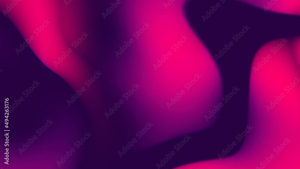 Fondo en video Motion Graphics de ondas suaves con gradientes colores cálidos y rosas 