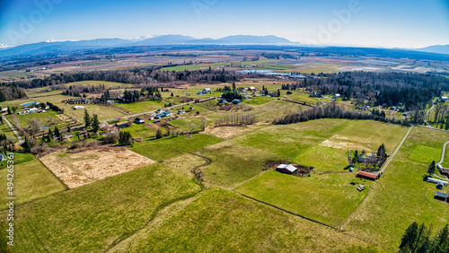 Fototapeta Naklejka Na Ścianę i Meble -  Over Ferndale Washington