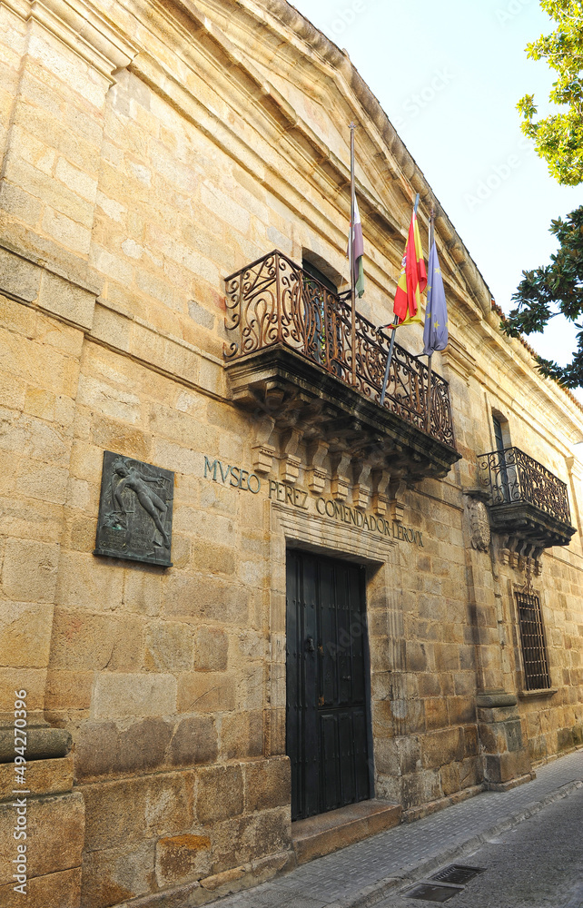 Museo Perez Comendador en Hervás, provincia de Cáceres, Extremadura, España