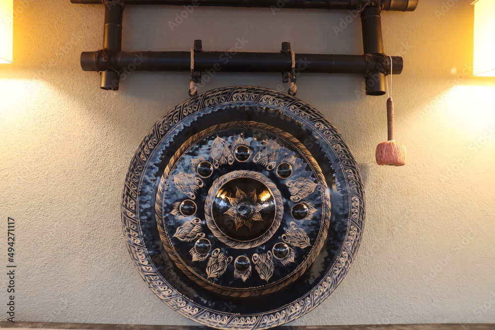 Gong, tamtam a traditional ancient Chinese selfsounding percussion