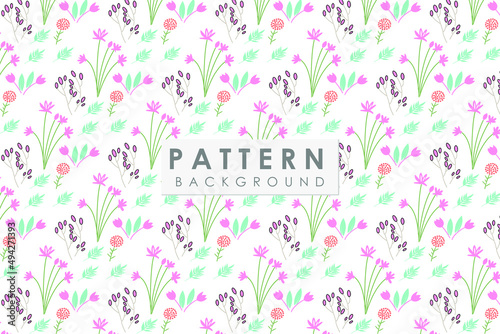 Colorful ditsy floral print background Floral Background Pattern Design Floral Pattern Design