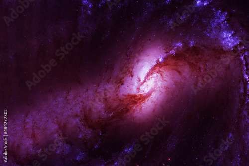Fototapeta Naklejka Na Ścianę i Meble -  Beautiful bright space nebula. Elements of this image furnished by NASA