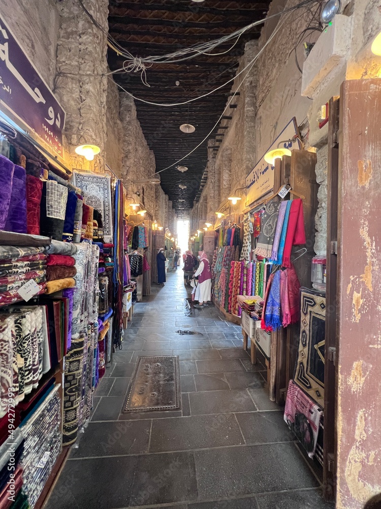 Souq Waqif is a souq in Doha, in the state of Qatar. The souq is known  for selling traditional garments, spices, handicrafts, and souvenirs
