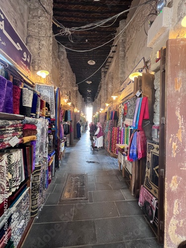 Souq Waqif is a souq in Doha, in the state of Qatar. The souq is known  for selling traditional garments, spices, handicrafts, and souvenirs © hasan