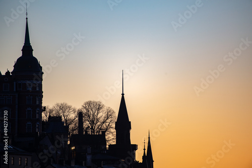 Photography Sunset colours over Stockholm