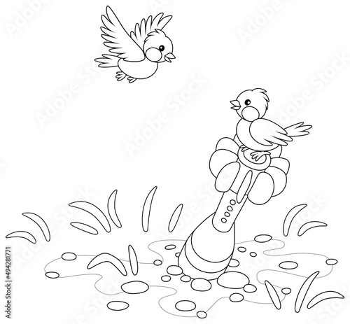 Antiwar symbol with an unex...