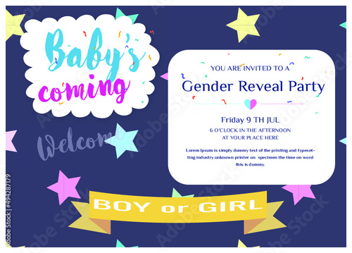 You are invited to a Gender Reveal Party