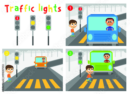 What child wants to wear at traffic lights