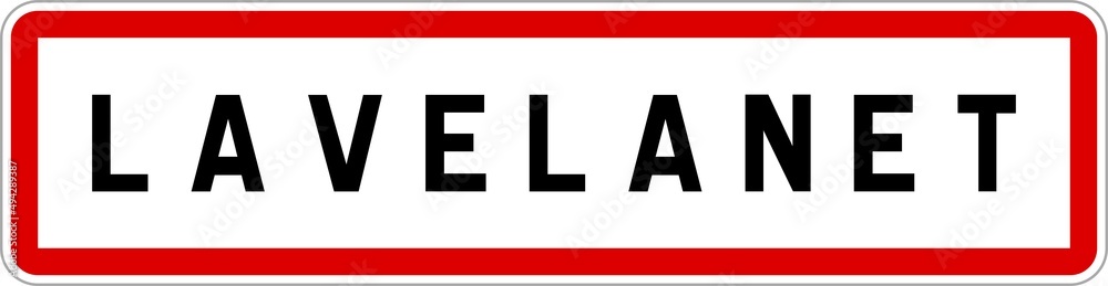 Panneau entrée ville agglomération Lavelanet / Town entrance sign Lavelanet Panneau entrée ville agglomération Lavelanet / Town entrance sign Lavelanet
