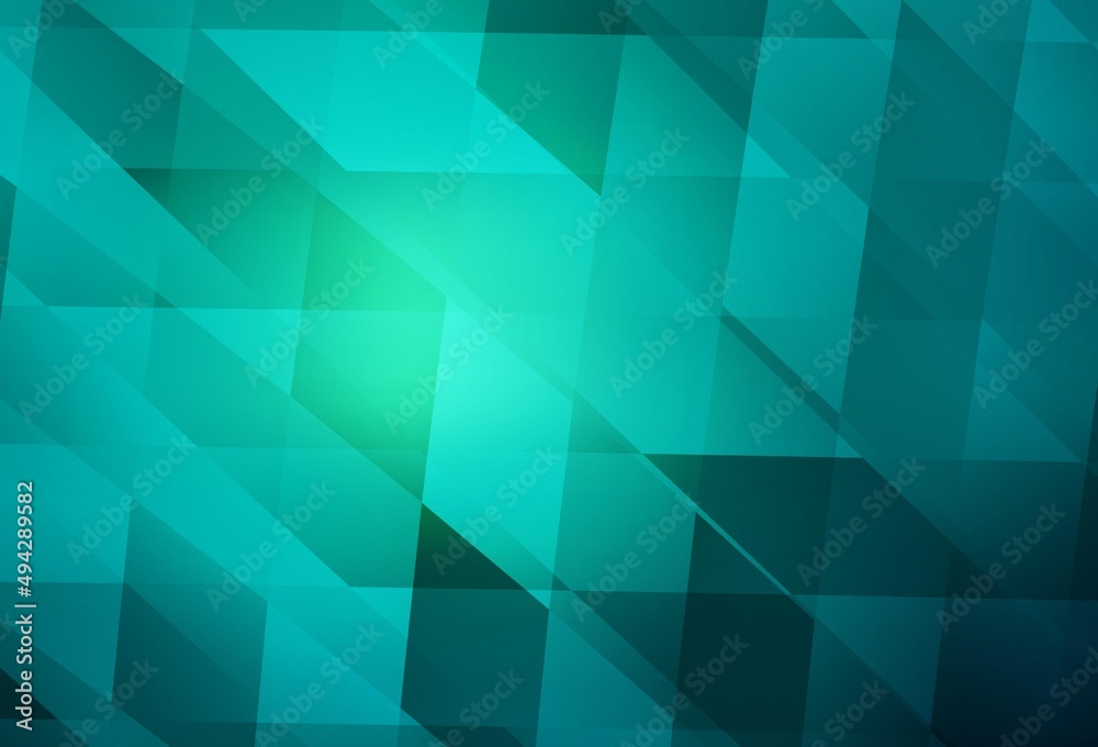 Obraz premium Light Green vector layout with lines, rectangles.