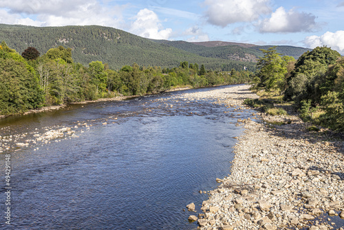 Fotografie, Obraz The River Dee at Ballater, Aberdeenshire, Scotland UK