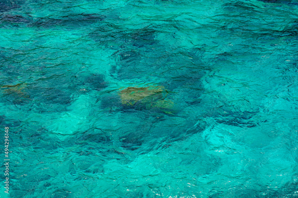 Azur atlantic ocean background transparent