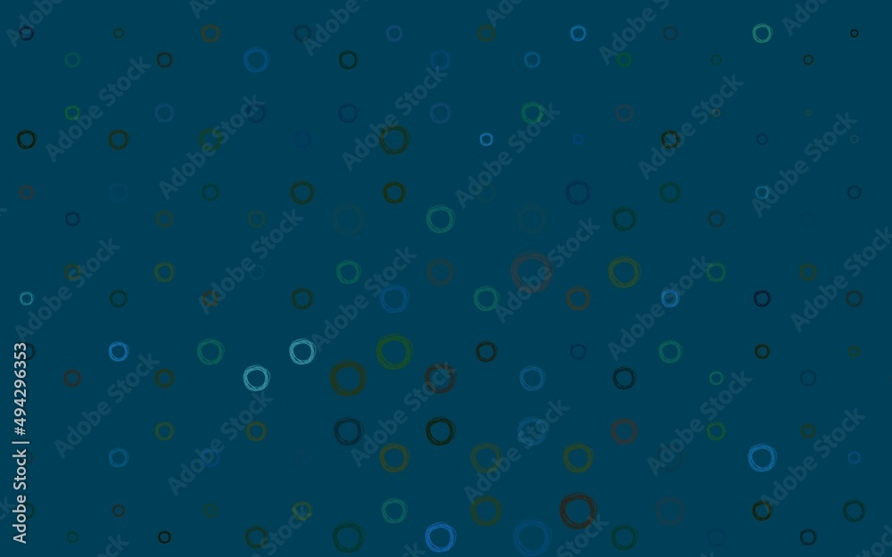 Light Blue, Green vector template with circles. Light Blue, Green vector template with circles.